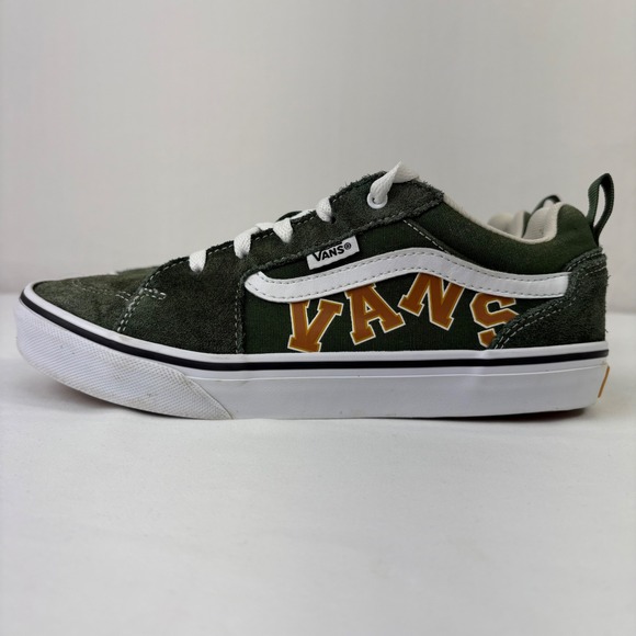 Vans Other - Vans Old Skool Filmore Green Suede‎ Lace Up Low Top Sneakers Shoes Size 6Y
